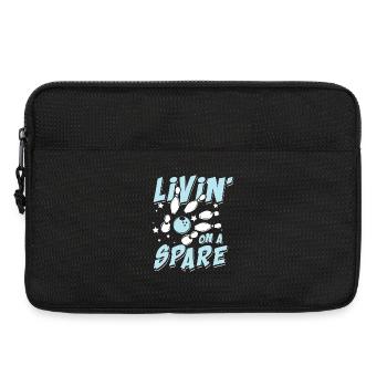 Livin on a spare - Laptoptasche 13" - Schwarz - Vorne