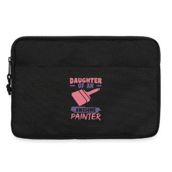 Fille de peintre - Sacoche pour ordinateur portable 13 pouces - noir - Devant