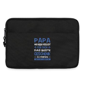 Papa Bester Papa Der Welt Geschenk Weihnachten - Laptoptasche 13" - Schwarz - Vorne