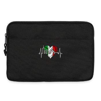 Mailand Skyline Italien Herzschlag Fan Love Milano - Laptoptasche 13" - Schwarz - Vorne