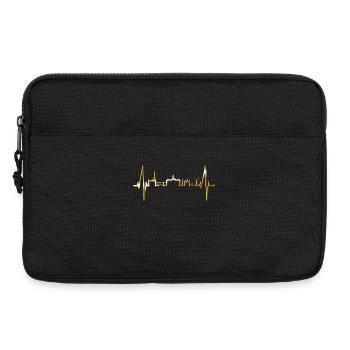 Amsterdam Skyline Pays-Bas Heartbeat Holland - Sacoche pour ordinateur portable 13 pouces - noir - Devant