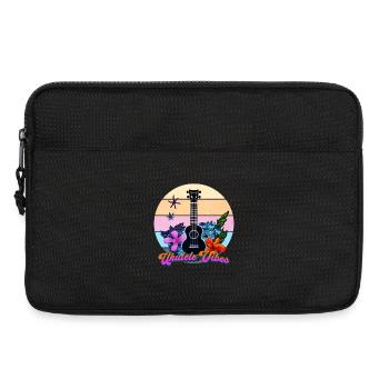 Ukulele Vibes Retro Tropic Circle - Laptoptasche 13" - Schwarz - Vorne