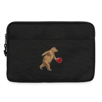 Bear Bowling Boule de bowling - Sacoche pour ordinateur portable 13 pouces - noir - Devant