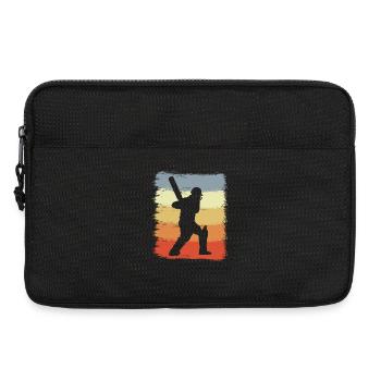 Pâte de cricket Vintage - Sacoche pour ordinateur portable 13 pouces - noir - Devant
