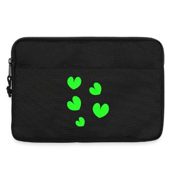NOËL. ANNEE. ANNIVERSAIRE. RETRAITE. FÊTE. COEUR. - Sacoche pour ordinateur portable 13 pouces - noir - Devant