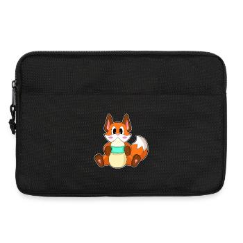 Fuchs Babyflasche Milch - Laptoptasche 13" - Schwarz - Vorne