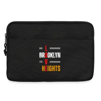 Love Brooklyn Heights - Laptop bag 13" - black - Front