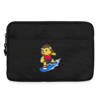 Löwe Snowboarder Snowboard - Laptop bag 13" - black - Front