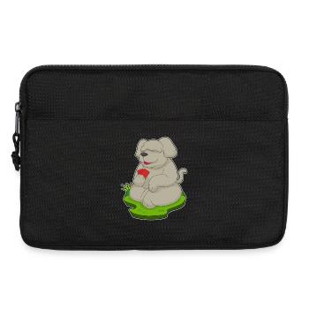 Hund Poker Pokerkarten - Laptoptasche 13" - Schwarz - Vorne