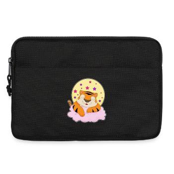 Nuages endormis des tigres - Sacoche pour ordinateur portable 13 pouces - noir - Devant