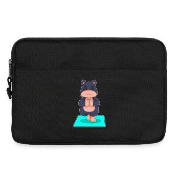 Maulwurf Yoga Fitness Meditation - Laptoptasche 13" - Schwarz - Vorne