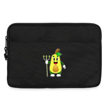 Avocado Halloween Devil - Laptop bag 13" - black - Front