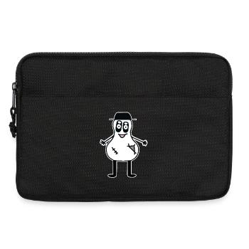 Halloween Ghost Ghost Horror Enfants Enfant Bonjour - Sacoche pour ordinateur portable 13 pouces - noir - Devant