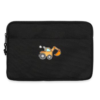 Cadeau de machinerie lourde de chantier de construction d’excavatrice - Sacoche pour ordinateur portable 13 pouces - noir - Devant