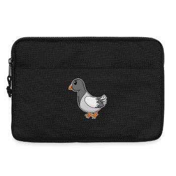 Taube - Laptoptasche 13" - Schwarz - Vorne