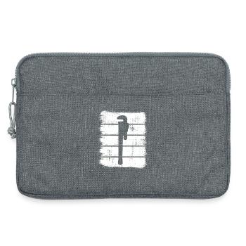 Croquis de clé à pipe à eau - Sacoche pour ordinateur portable 13 pouces - gris chiné - Devant