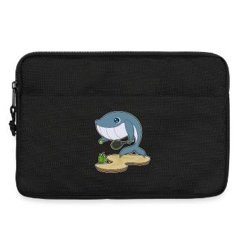 Sport de raquette de tennis de tennis de baleine - Sacoche pour ordinateur portable 13 pouces - noir - Devant