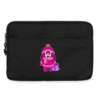 Filles Noël Hiver - Sacoche pour ordinateur portable 13 pouces - noir - Devant