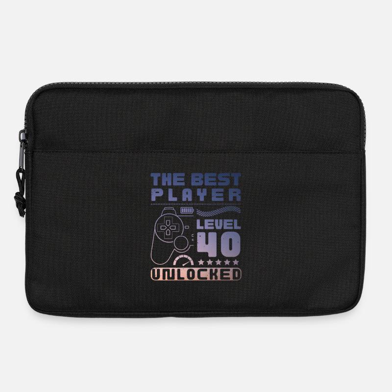 The Best Player, Level 40 Unlocked - Laptoptasche 13" - Schwarz
