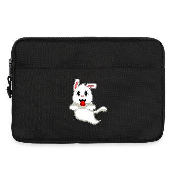Hund Halloween Geist - Laptoptasche 13" - Schwarz - Vorne