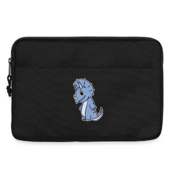 Dinosaur Dino - Laptop bag 13" - black - Front
