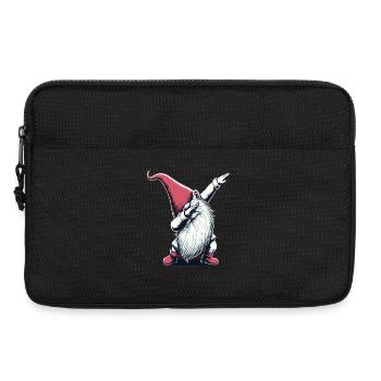Dabbing Gnome Dab Père Noël - Sacoche pour ordinateur portable 13 pouces - noir - Devant