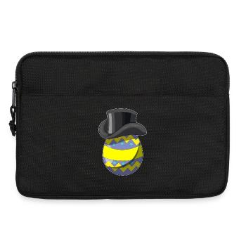 Osterei Ostern Zauberer - Laptoptasche 13" - Schwarz - Vorne