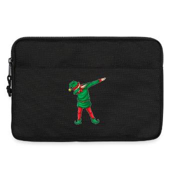 Elf Weihnachten Hip Hop Tanz - Laptoptasche 13" - Schwarz - Vorne