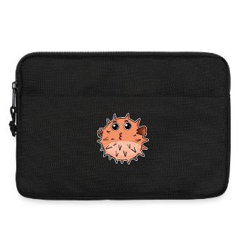Kugelfisch fisch - Laptoptasche 13" - Schwarz - Vorne