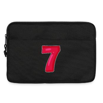 7 red - Laptop bag 13" - black - Front