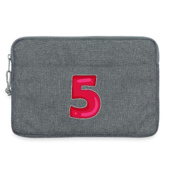 5 - Laptop bag 13" - heather grey - Front