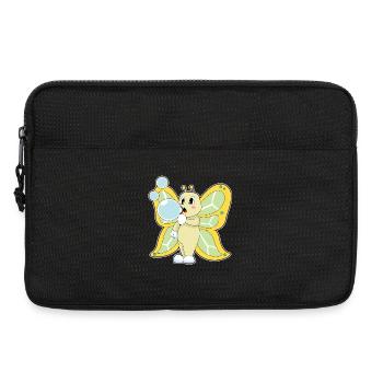 Bulles de savon papillon - Sacoche pour ordinateur portable 13 pouces - noir - Devant