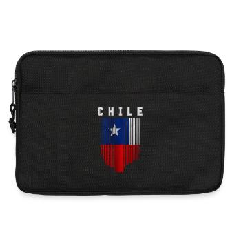 Flag of Chile, Chilean pride - Laptop bag 13" - black - Front