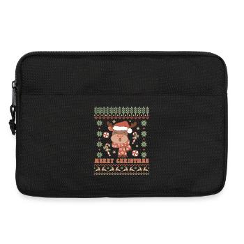 Pull de Noël moche - Sacoche pour ordinateur portable 13 pouces - noir - Devant