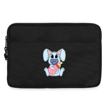 Baby Hase Motiv - Laptoptasche 13" - Schwarz - Vorne