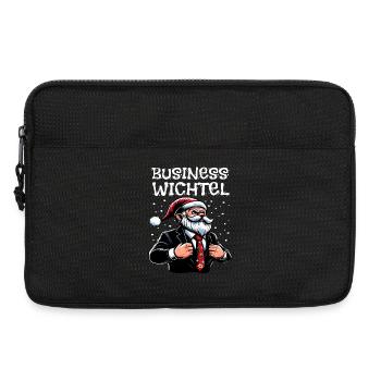 Business Gnome Christmas Gnome - Laptop bag 13" - black - Front