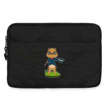 Erdmännchen Zauberer Zauberstab - Laptoptasche 13" - Schwarz - Vorne