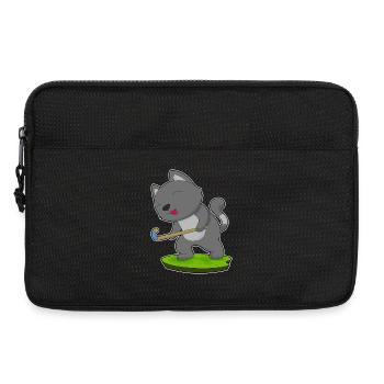 Hockey sur gazon Cat Stick de hockey sur gazon - Sacoche pour ordinateur portable 13 pouces - noir - Devant
