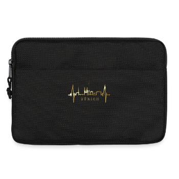 Zurich Skyline Heartbeat Suisse Amour Amour Zurich - Sacoche pour ordinateur portable 13 pouces - noir - Devant