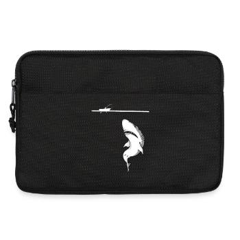 Gros poissons - Sacoche pour ordinateur portable 13 pouces - noir - Devant