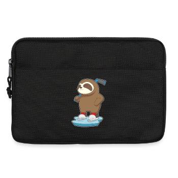 Faultier Eishockey Eishockeyschläger - Laptoptasche 13" - Schwarz - Vorne