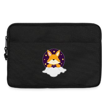 Nuages de renard - Sacoche pour ordinateur portable 13 pouces - noir - Devant