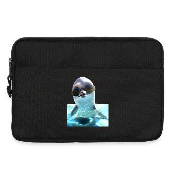 Dolphin Sunglasses Love Dolphins Cute Dolphin - Laptop bag 13" - black - Front