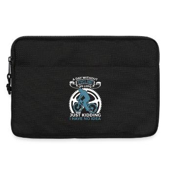 Cycling Motivation - Laptop bag 13" - black - Front