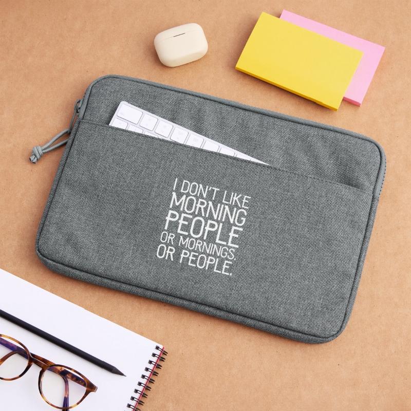 Ich mag keine Morgenmenschen oder Morgenmenschen oder Menschen Laptoptasche 13"