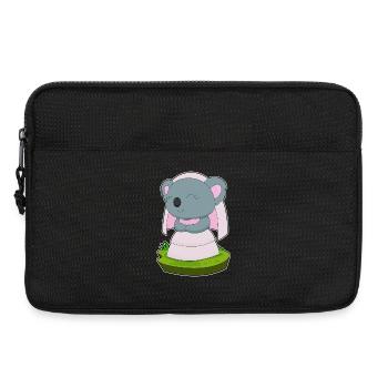Koala Bridal Veil Wedding - Laptop bag 13" - black - Front