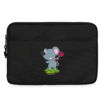 Maus Dart Dartpfeil - Laptoptasche 13" - Schwarz - Vorne