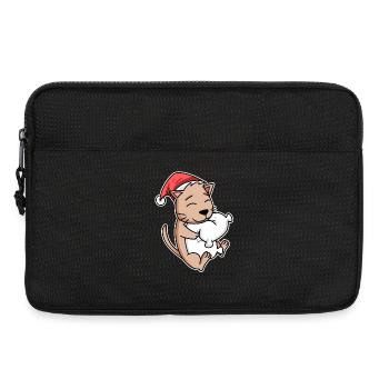 Katze - Laptoptasche 13" - Schwarz - Vorne