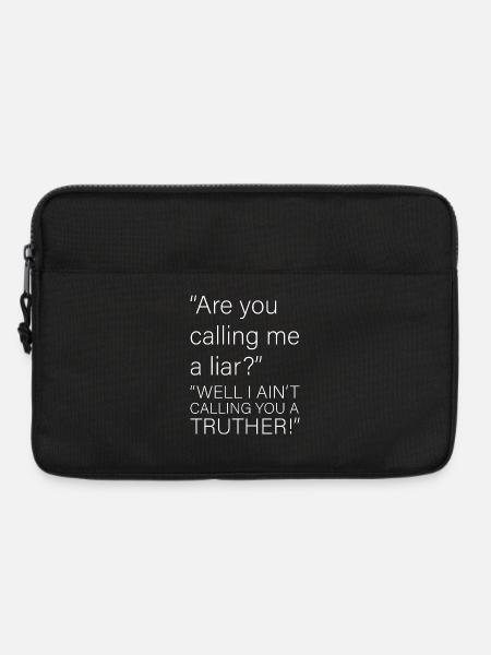Nennen Sie mich ein lustiges Hemd? - Laptoptasche 13" - Schwarz