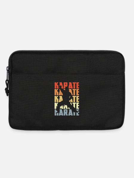 Retro Karate - Laptoptasche 13" - Schwarz